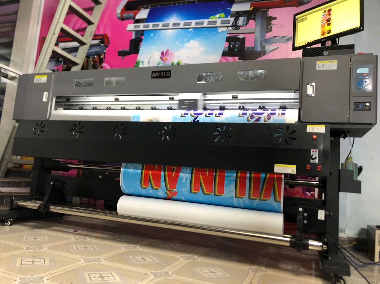 Bàn giao máy in bạt 1m8 về Tiềng Giang 4 z6008592889186 45962e0272efa1ae81f2fd73b94fef09