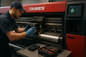 thay dau may in taimes